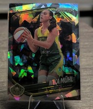 Nika Muhl 2025 Panini Prizm WNBA #127  Silver Cracked Ice Seattle Storm