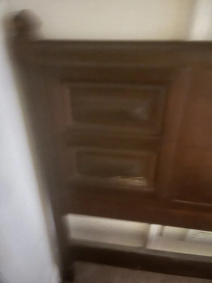 Cabecero Queen de teca estilo años 70 Foto 2 de 4