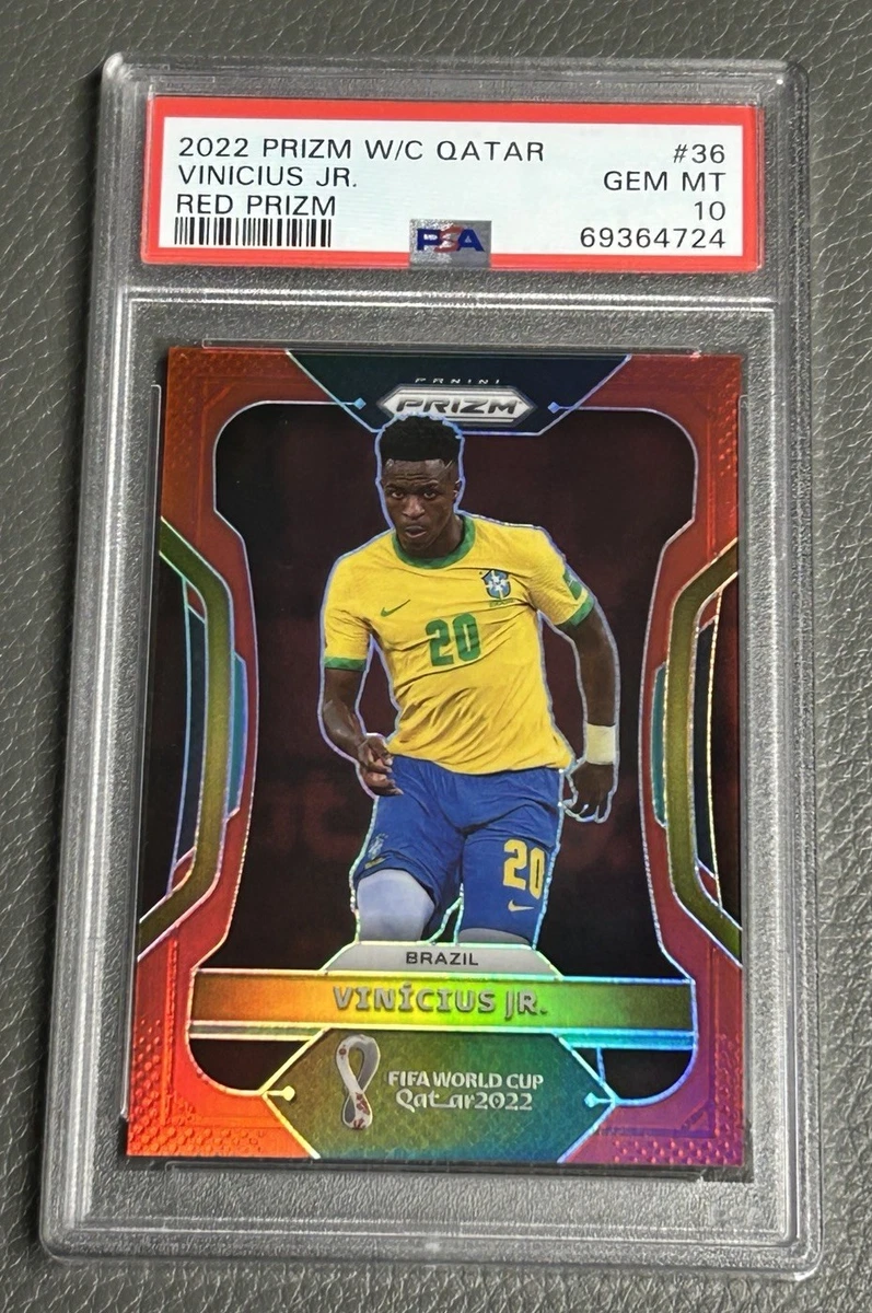 Preços baixos em 2022 Panini Prizm World Cup Qatar Vinicius Junior