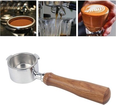 51mm Kaffeemaschine Bodenloser Siebträger Für Delonghi EC680 EC685 Filtereins