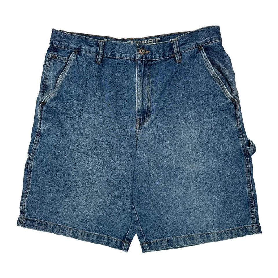 Northwest Territory Denim Shorts - 36W 8L Blue Cotton - Image 2 of 4