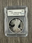 1990-S American Silver Eagle PR70 DCAM ICG