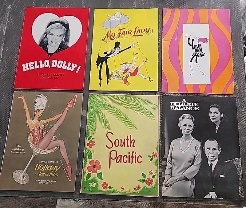 Vintage Lot of 10 Assorted Theatre Magazines Souvenir Programs