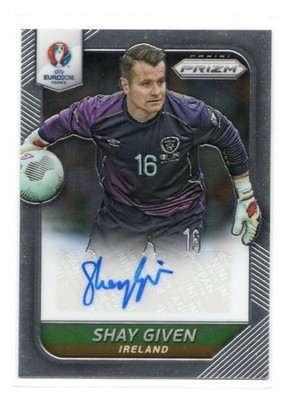 2016 Panini Prizm UEFA Euro Soccer Auto Autograph S-SGI Shay Given Ireland