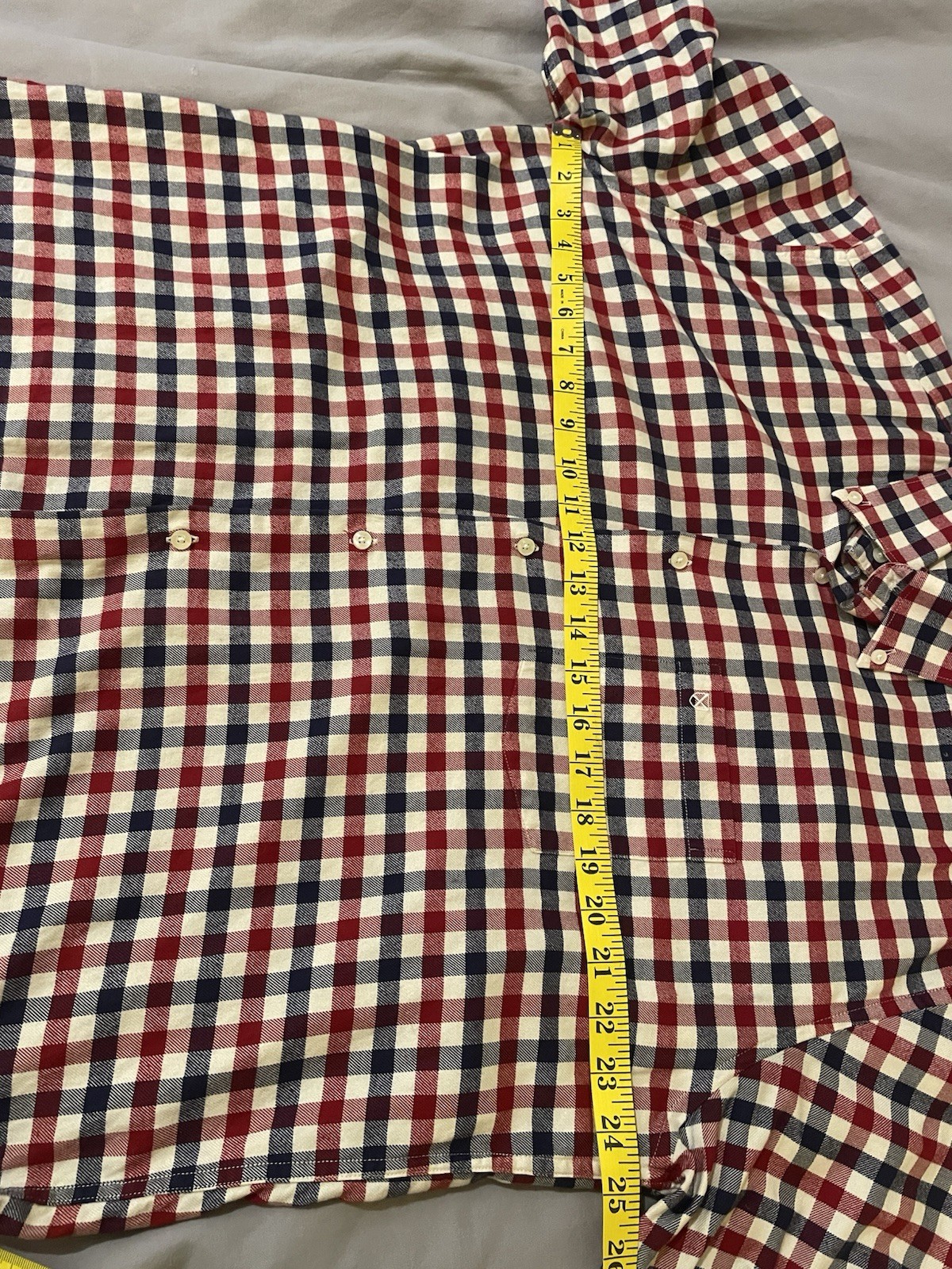 Barbour Gingham Button Down Flannel Plaid Shirt M… - image 10
