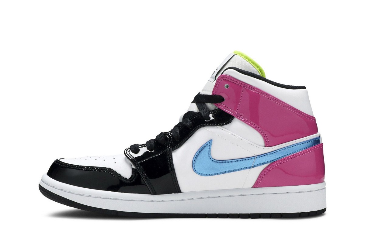 Size 10 - Air Jordan 1 SE Mid Cyber Active Fuchsia for sale