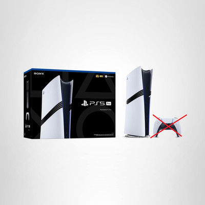 PlayStation 5 Pro Konsole 2TB + Disc Laufwerk + Standfuß + KEIN/Ohne Controller