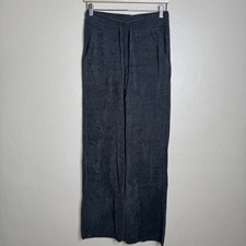 Barefoot Dreams CozyChic Ultra Light Pants Women's XS Dark Gray Palazzo Pant
