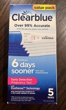 Clearblue Early Detection Pregnancy Test, 5 Count exp. 04/30/2028