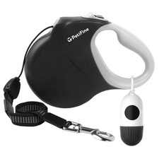 Retractable Dog Leash with Dispenser and Poop Bags,30 FT Heavy Duty Dog Walki...