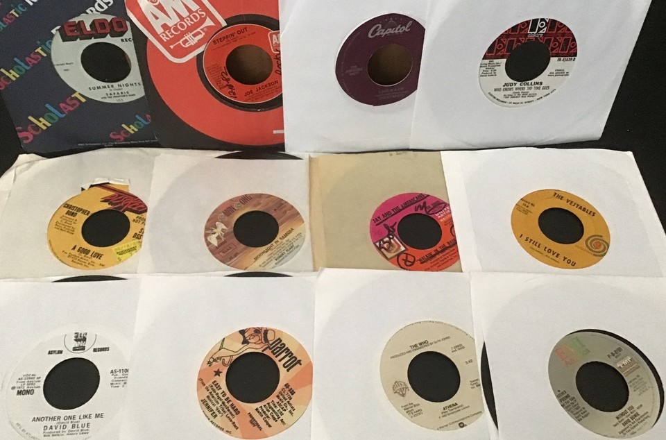 Rock 45 Lot 125 Records — Classic Rock Pop Rock 60’s - 80’s — | eBay