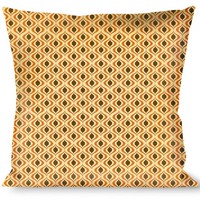 Pillow - Throw - Wallpaper1 Ogee Tan/Orange/Brown (Us Import) Acc Neu