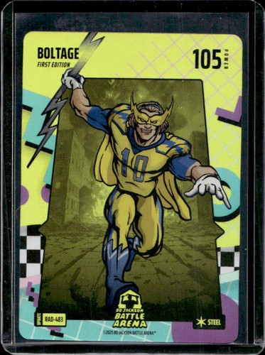 2025 Bo Jackon Battle Arena 80\'s Rad Boltage Justin Herbert Steel #RAD-483