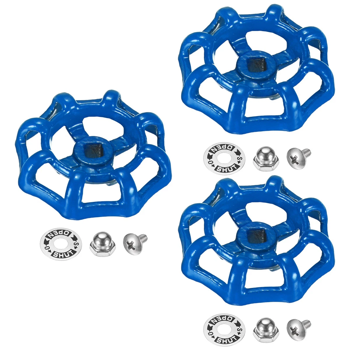 Poignée de robinet extérieur 6x6mm pour 3-Set [Bleu]