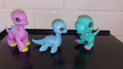 3 Cave Club Dinosaurs Baby's Dinos Only No Accessories Mattel See Pictures 