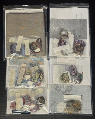 Sue Lentz Silk Sampler 6 Part Needlework Embroidery Kit