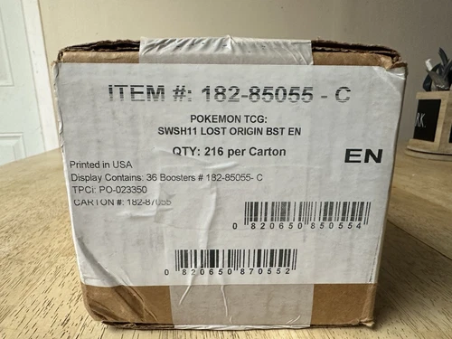 Lost Origin Pokemon Booster Box Case Sword and Shield Factory Sealed