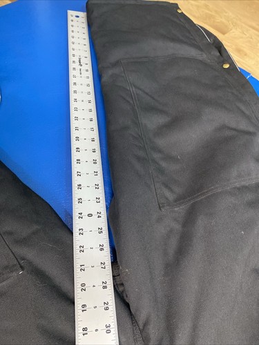 Carhartt Extremes X06 BLK 50 Reg Coveralls Insulated Artic Dbl Knee Quilt Lined - Picture 11 of 14
