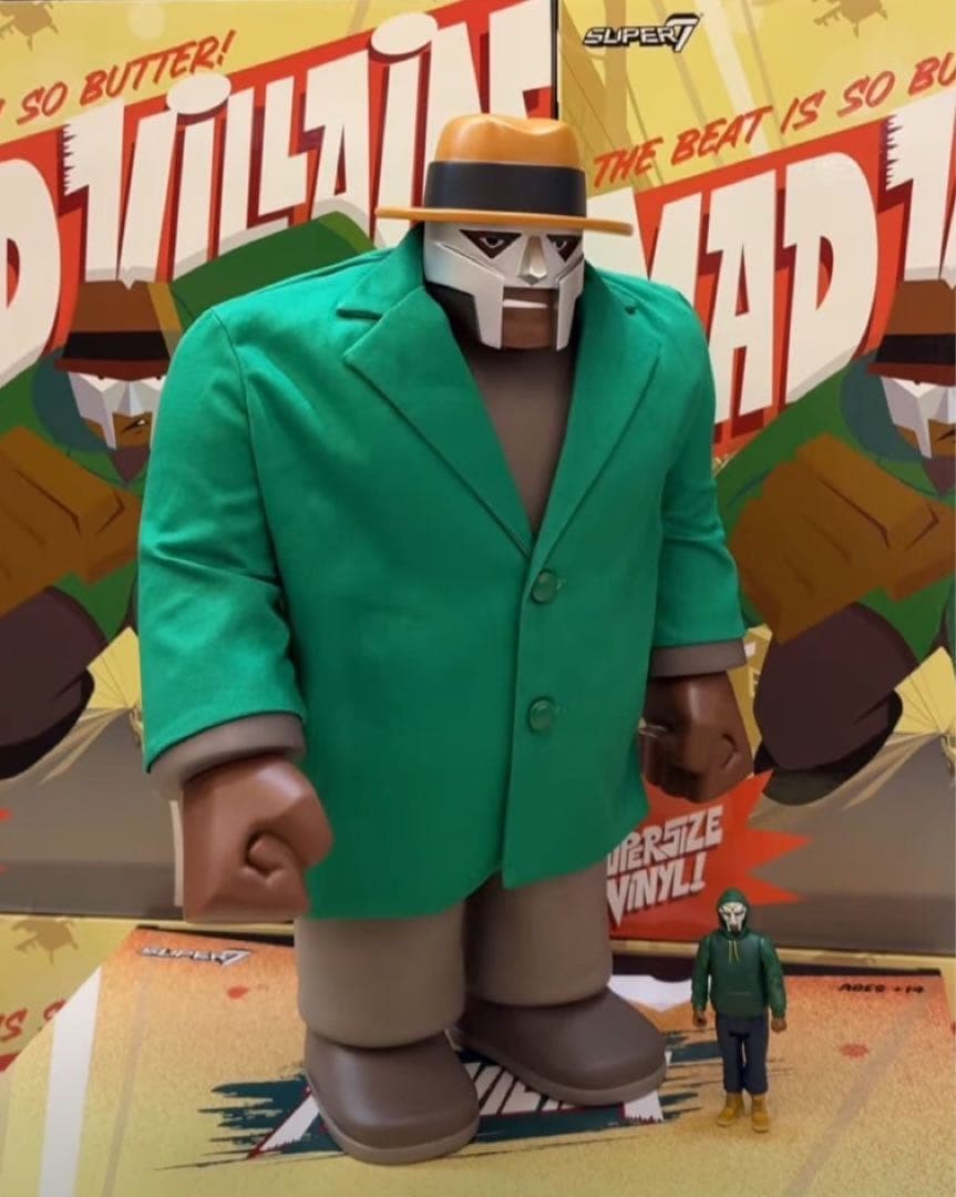MF DOOM MADVILLAIN SUPER7 Figure HipHopMCU #f78a17