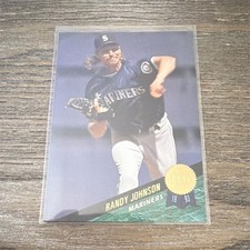 Leaf 1993 Randy Johnson #380 Seattle Mariners MLB Baseball Card Base Set