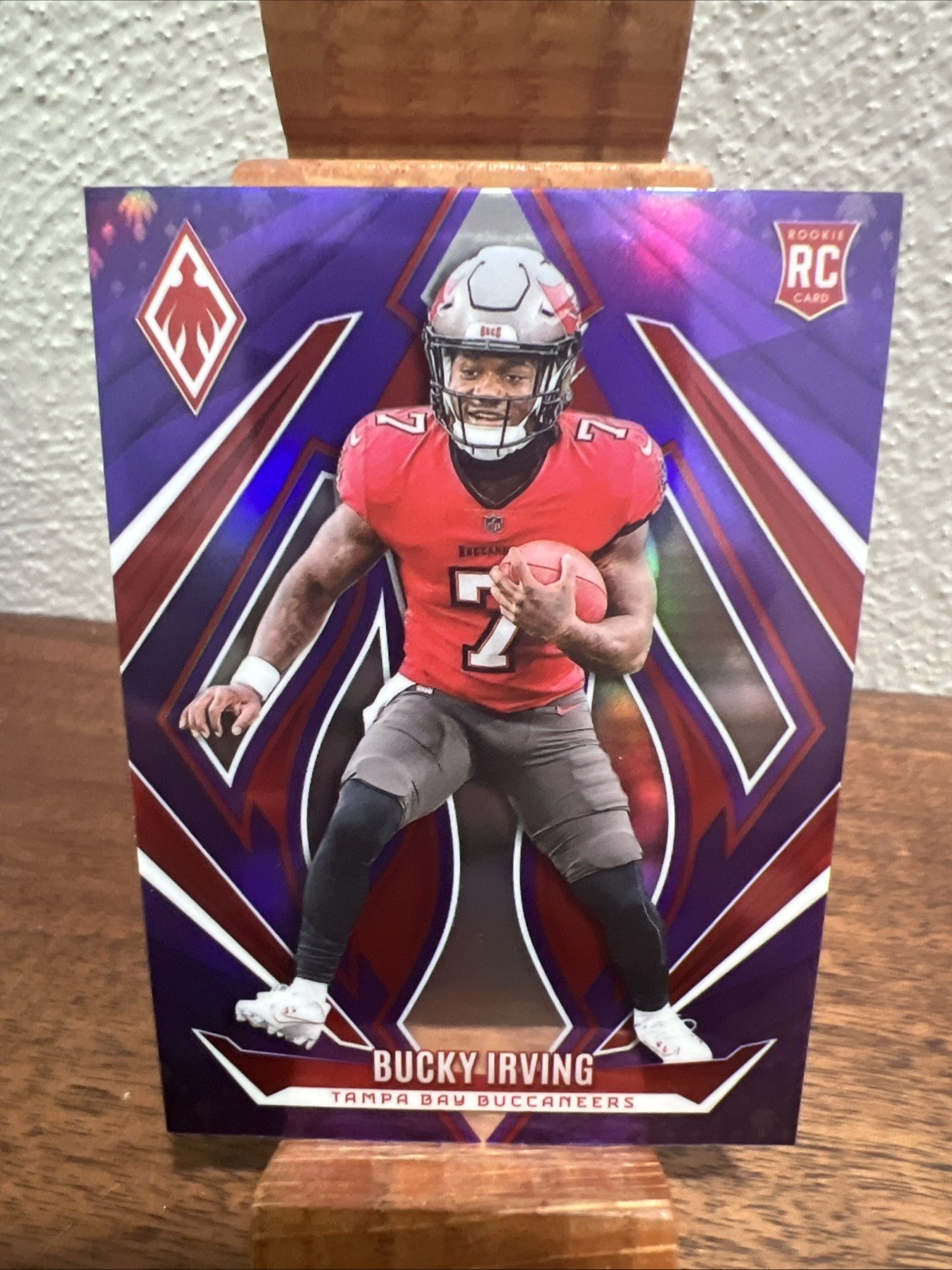 2024 Panini Phoenix - Rookies Bucky Irving #166 Purple Hyper (RC)