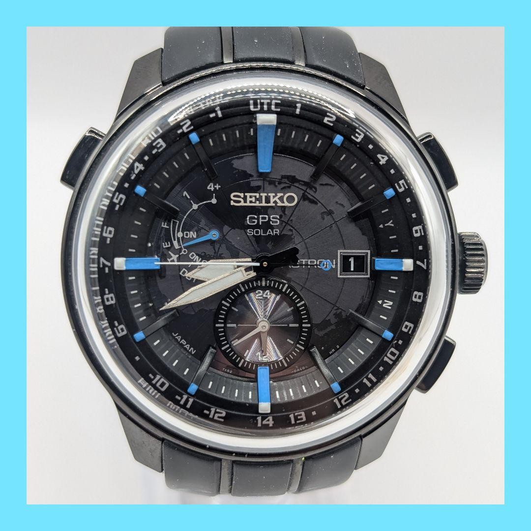 SEIKO アストロン クラシック 7X52-0AK0 腕時計 SEIKO ASTRON GPS Radio World Time Quartz Solar Watch 7X52