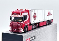 Scania R highline reefer trailer "Sejer Sonnichsen" WSI truck models 1:50 scale