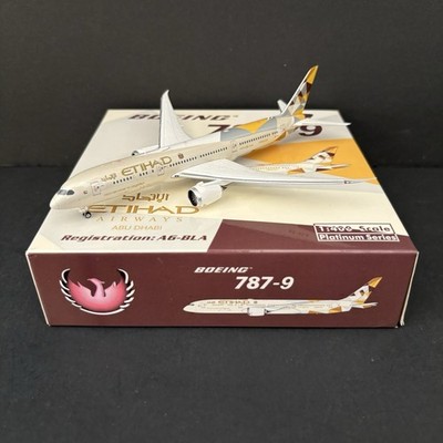 Phoenix Model 1:400 Etihad Airways Boeing 787-9 Dreamliner A6-BLA Scale Diecast