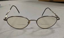 FLAW VIntage Tura Women  s Eyeglasses Oval Gold 51-20 Elegant Bifocal Lenses