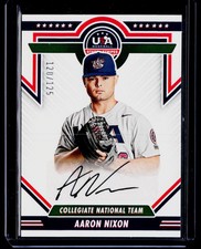 2022 Panini Stars & Stripes USA *Aaron Nixon **Card #CNTS-AN** AUTO #'d /125