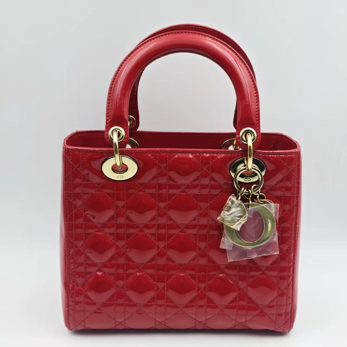 Dior Red Leather Exterior Bags & Handbags for Women for sale | eBay