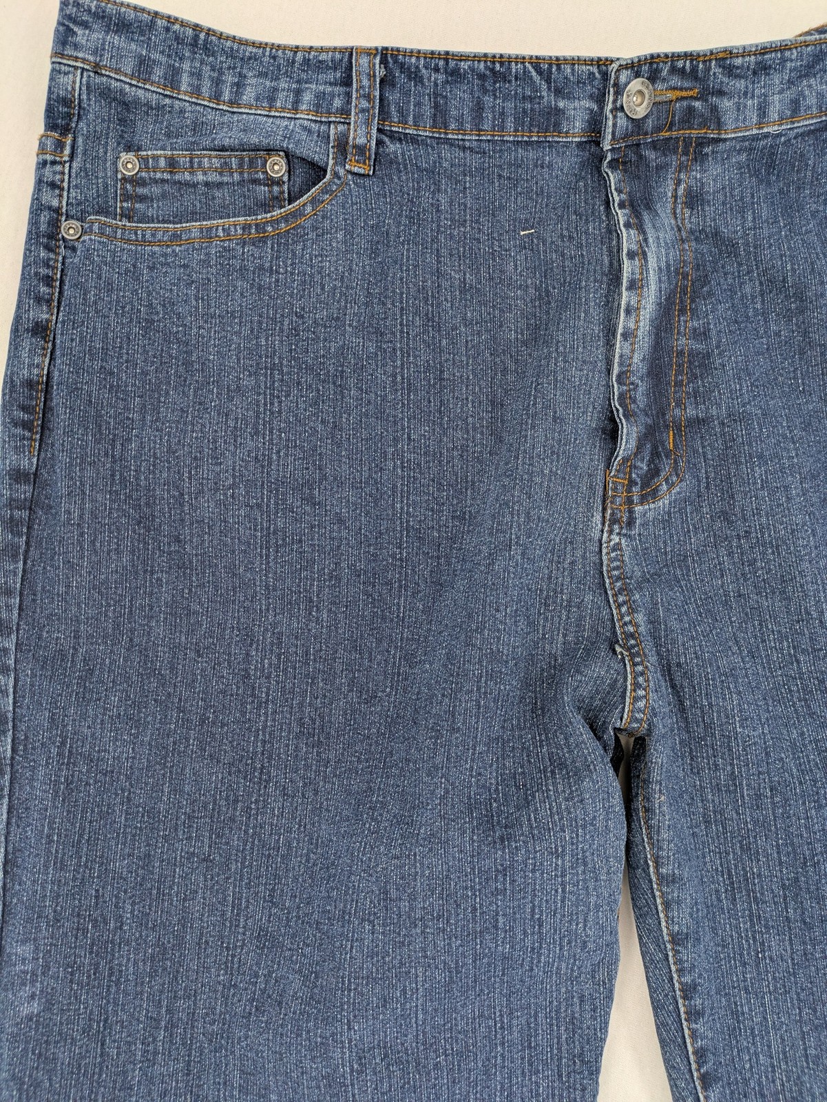 RE&X Herren Jeans Größe 60 Blau Medium Wash Denim Stretch Regular Fit image 4