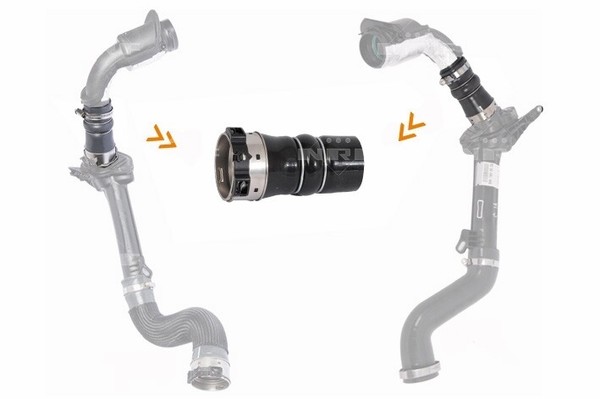 Nrf 166144 Ladeluftschlauch FüR Renault Fluence Grand Scenic Kangoo Be Bop-image