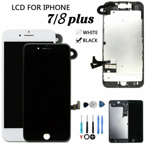 For iPhone 7 8 Plus Complete LCD Screen Touch Digitizer Replacement Assembly - Picture 1 of 17
