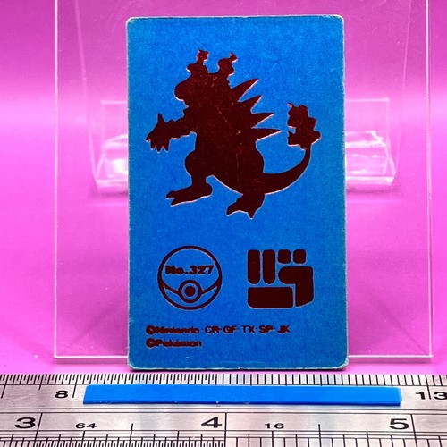 Magmar 327 Pokemon Menko Card Game Kakumen Nintendo TCG Japanese #189 - Picture 7 of 8