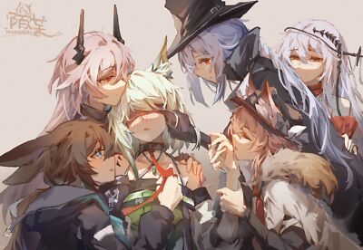 Anime girls arknights moyu marginal kaltsit skadi amiya playmat gaming mat