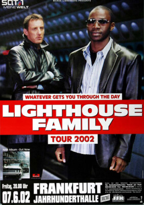 Lighthouse Family - Whatever Gets You, Frankfurt 2002 | Konzertplakat | Poster