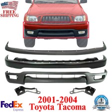 Front Bumper Primed Kit Brackets For 2001-2004 Toyota Tacoma 4wd
