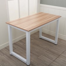 110cm Table Laptop Decent High Strength Wooden Home Computer Office Desk Oak USA