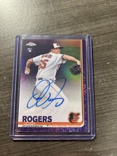 JOSH ROGERS 2019 Topps Chrome Rookie Auto Purple Refractor Autograph #D /250 Sh