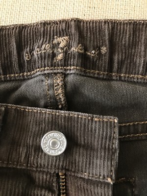 7 For All Mankind Pantalon Fille Vert Olive - Taille 10 - Occasion