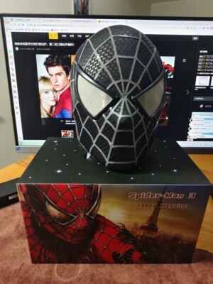 IN US!! Movie Tobey Maguire Cosplay Mask Spider-Man Full Face Headgear Xmas Gift