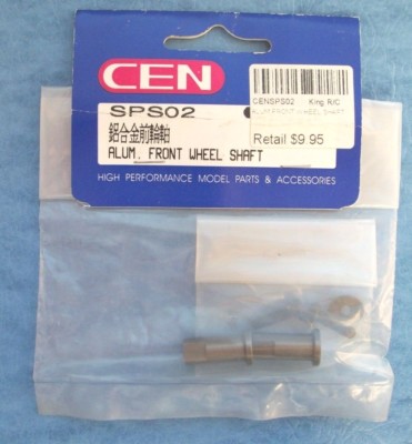 VINTAGE CEN 2 ALUMINUM FRONT WHEEL SHAFT SPS02 NIP | eBay