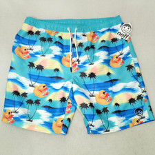 RUBBER DUCK Board Shorts Swim Trunks Mens 2XL XXL BLUE NEFF Outdoor Surf NWT