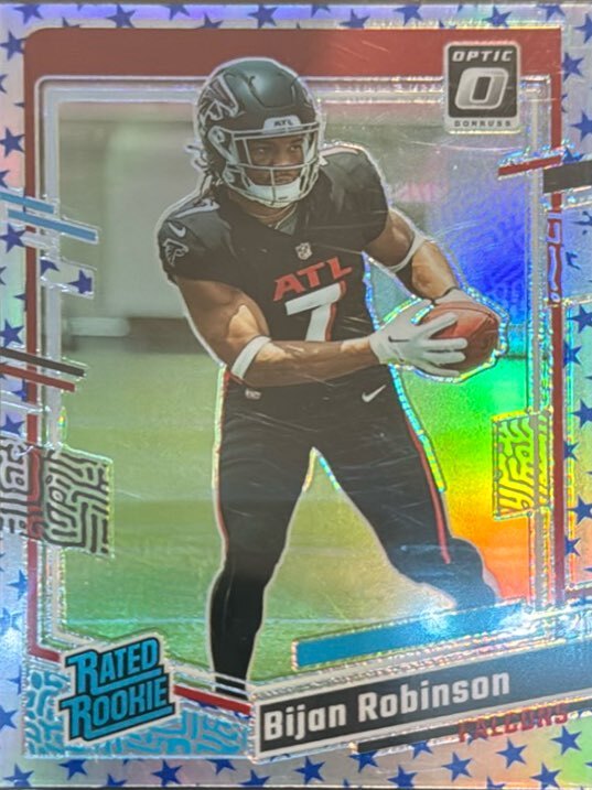 2023 Donruss Optic Rated Rookies#206 Bijan Robinson Stars