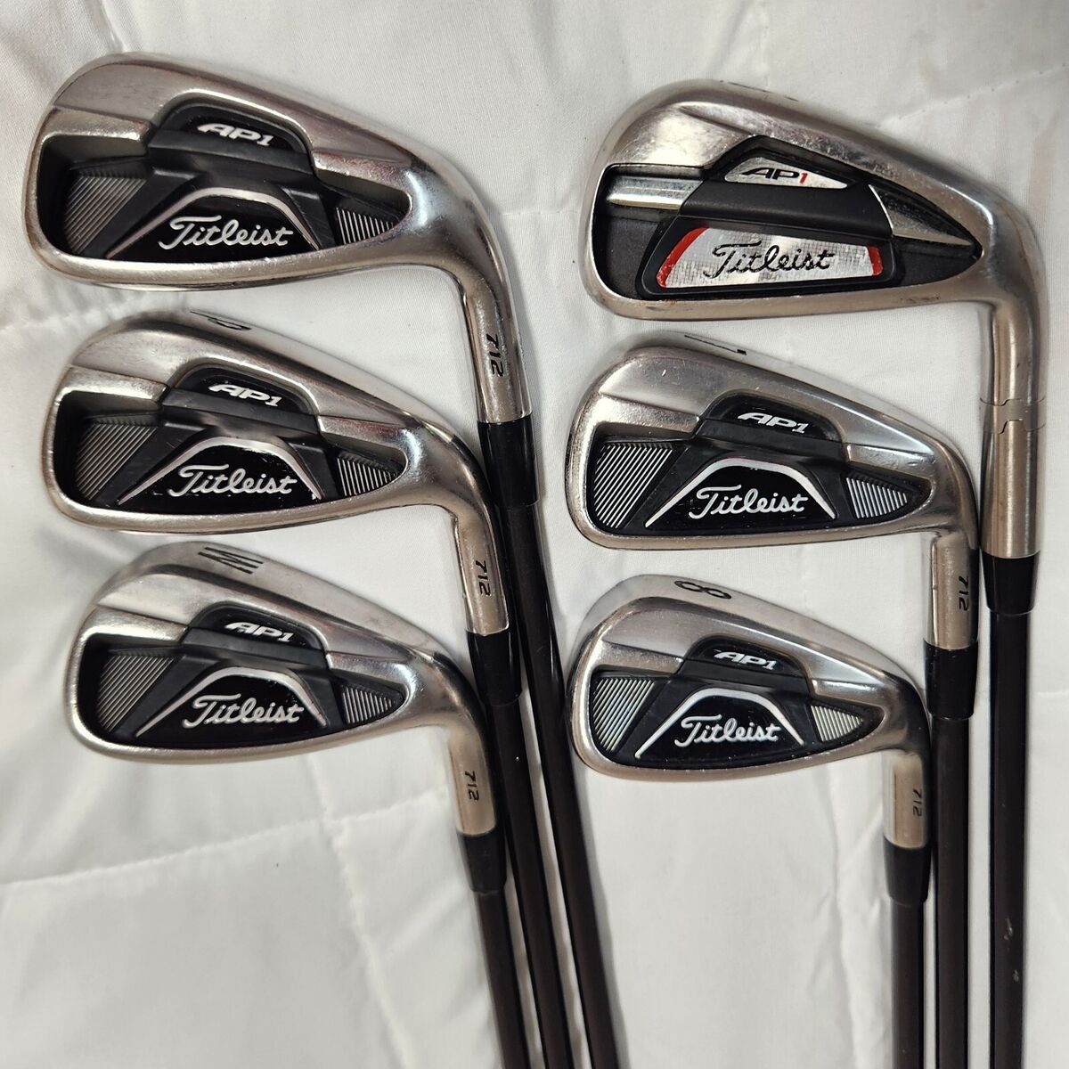Titleist AP1 712 Iron Set 6-Pw-W Tour AD 65i Regular Flex RH Titleist AP1 712 Iron Set 6-Pw-W Tour AD 65i Regular Flex RH