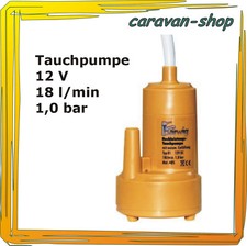 Barwig Tauchpumpe 12 V 18 l/min Trinkwasser W...