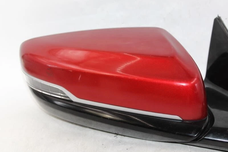 Espejo retrovisor de puerta rojo del lado derecho del pasajero eléctrico compatible con Cadillac CTS 2016-2019 OEM 29477 Foto 2 de 4