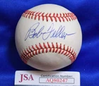 Bob Feller JSA American League Signed Baseball Autograph