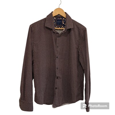 porter and ash dress shirt Men's Antigua Gray Washington Capitals Porter Woven Tri-Blend Long Sleeve Button-Down Shirt Size: Small